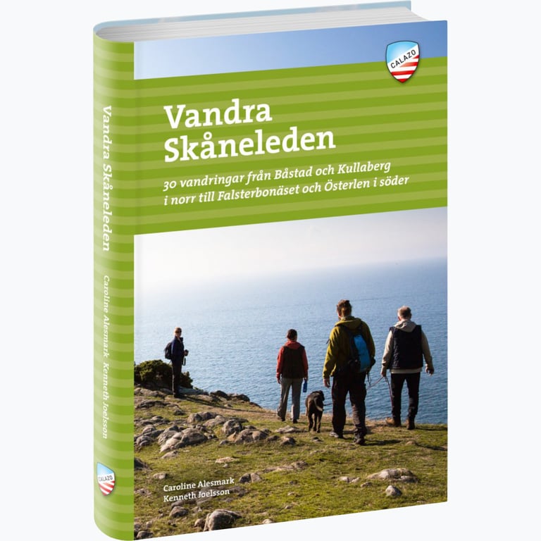 Calazo Vandra Skåneleden 4:e uppl guidebok Flerfärgad