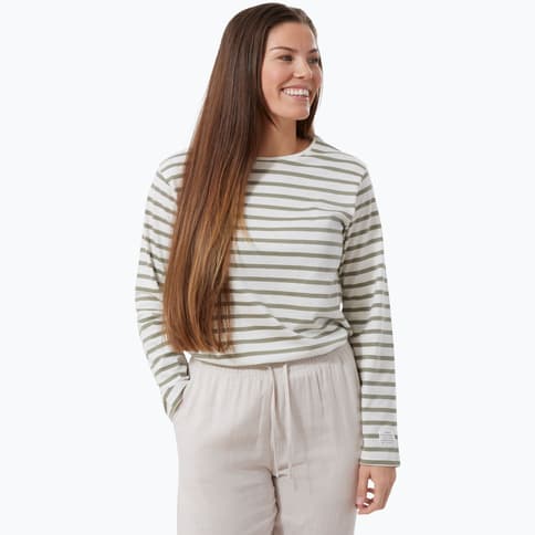 Firefly Ronja Stripe Long Sleeve W t-shirt Blå
