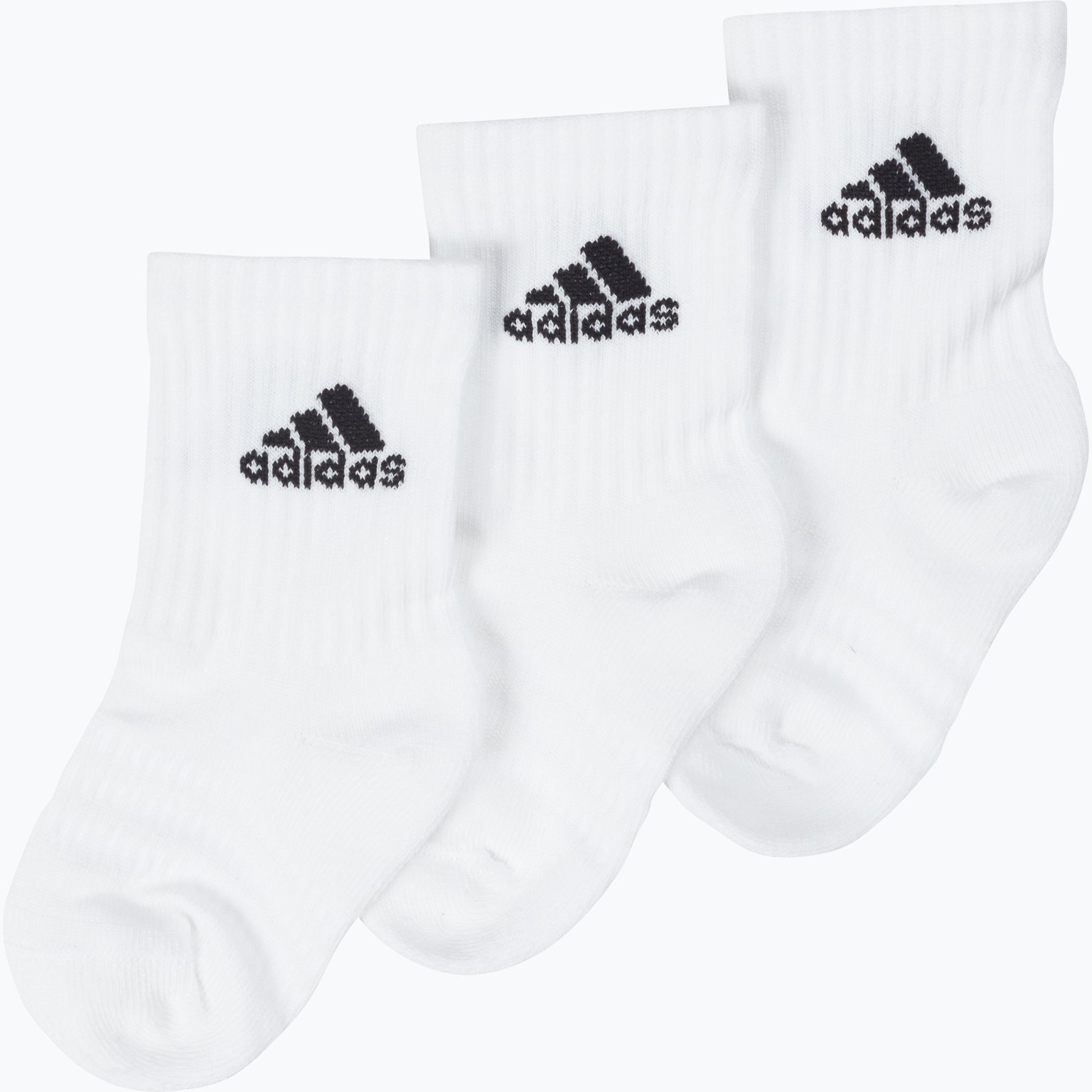 adidas Cushioned S Crew 3-pack MR strumpor Vit