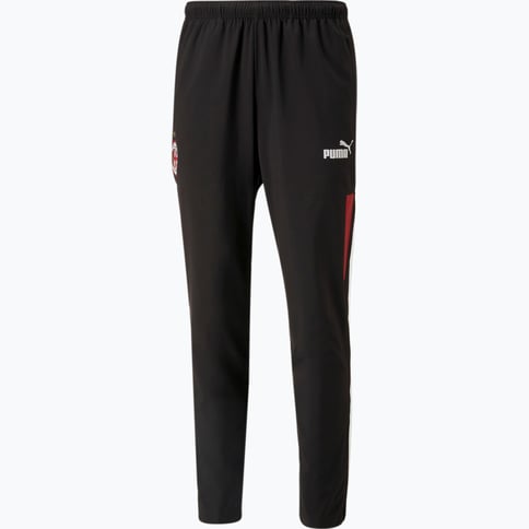 Puma AC Milan Prematch Woven träningsbyxor Svart