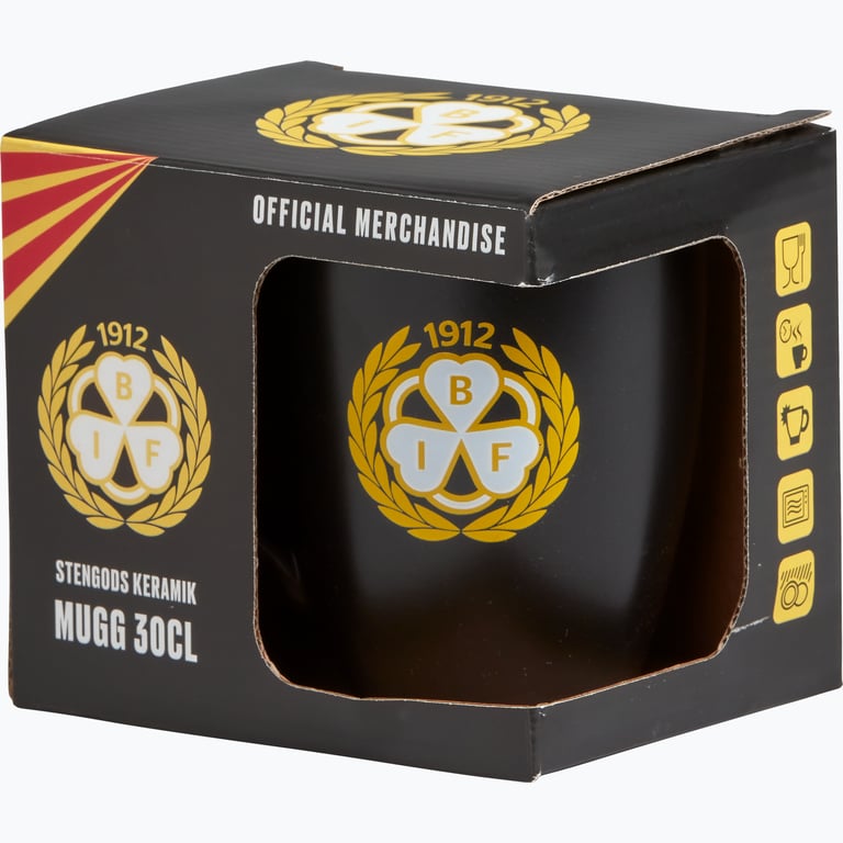 Brynäs IF Logo Mugg Svart