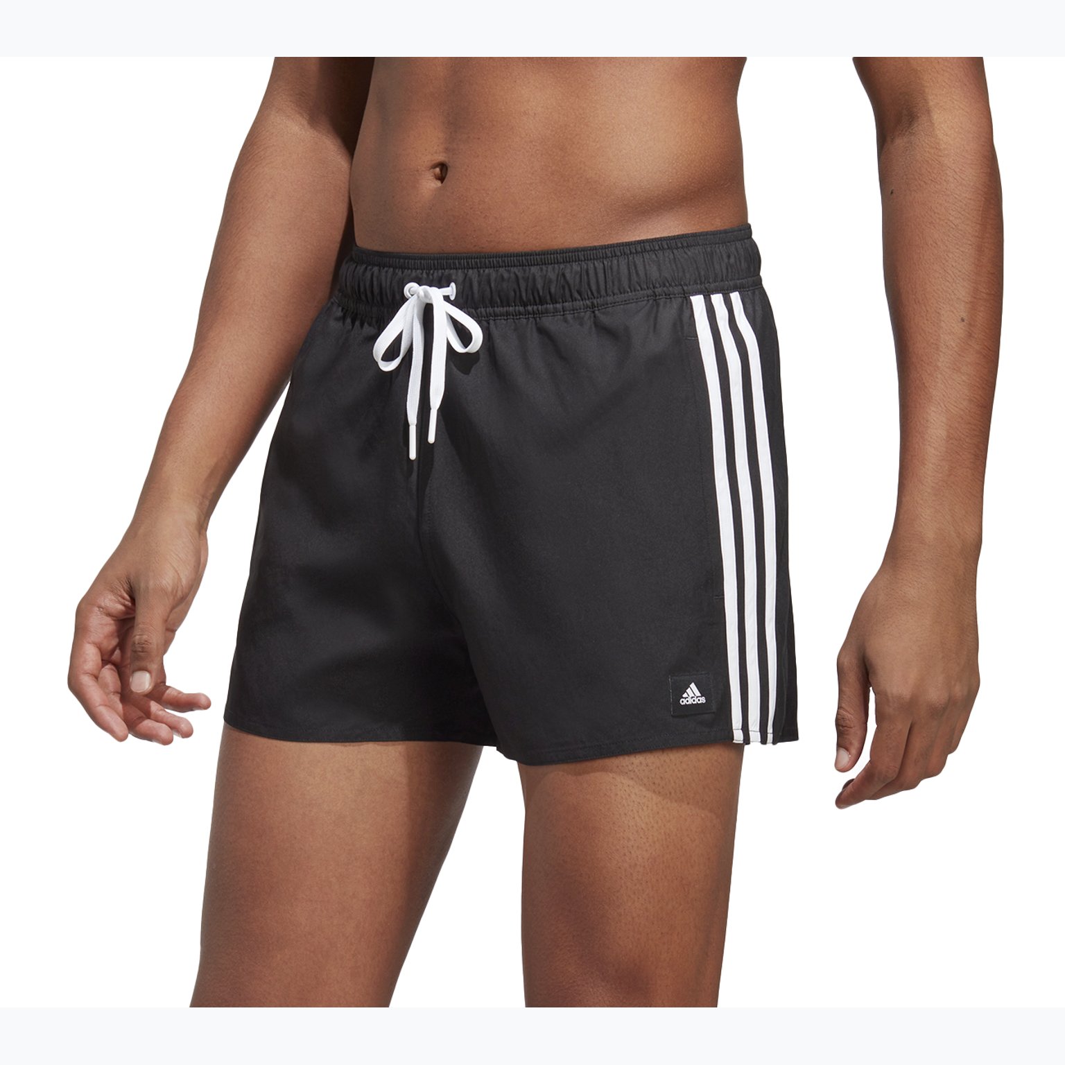 adidas 3-Stripes CLX badshorts Svart