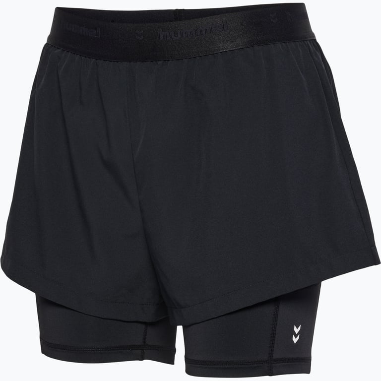 Hummel hmlMT Fly 2IN1 träningsshorts Svart