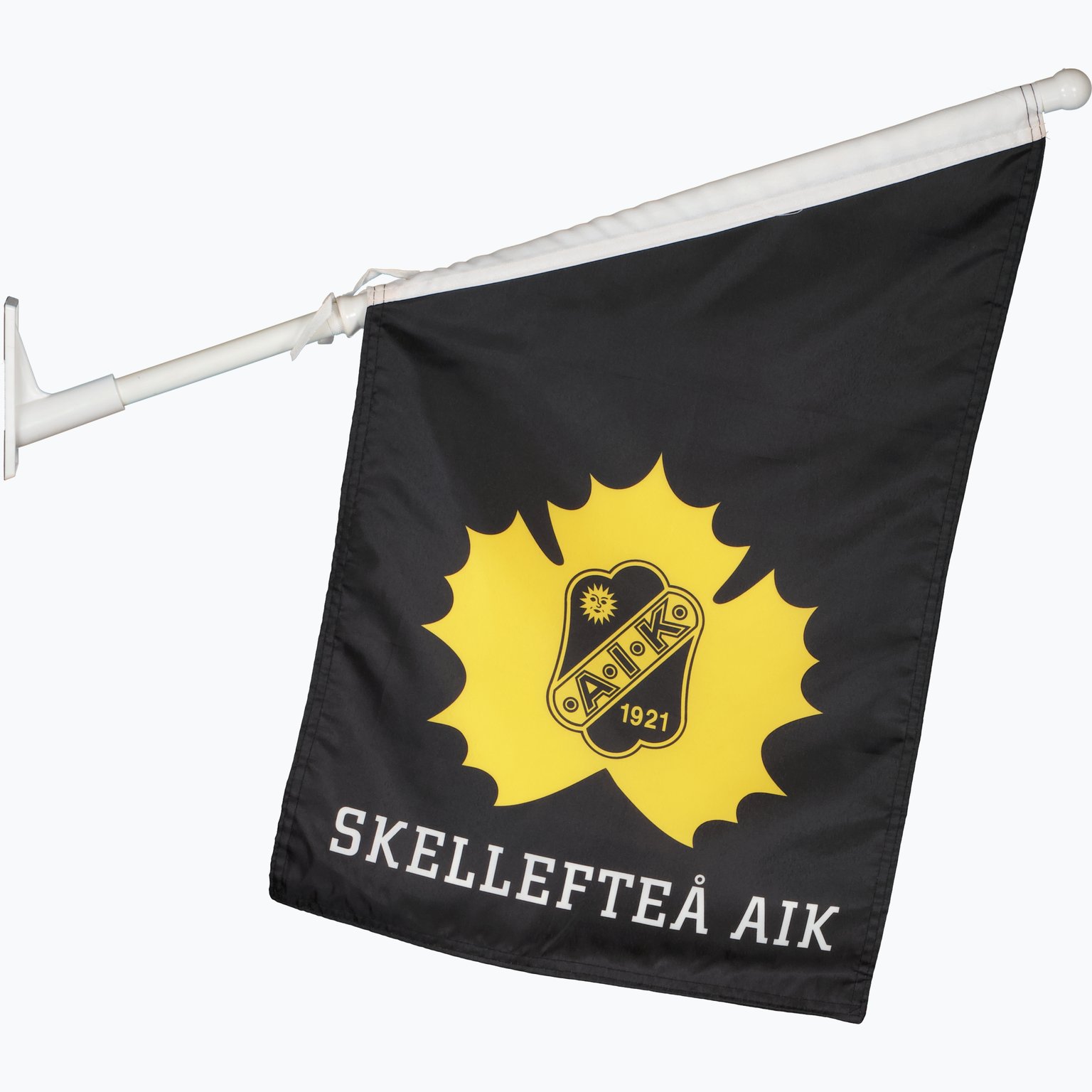 Skellefteå AIK Fasadflagga 50x70cm Svart