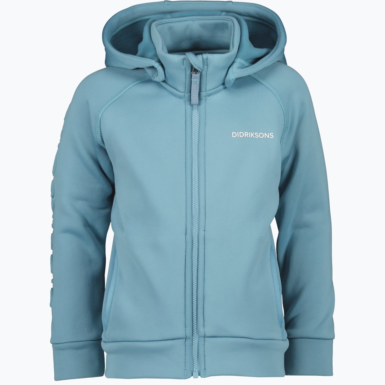 Didriksons Corin Full-Zip JR fleecejacka Blå