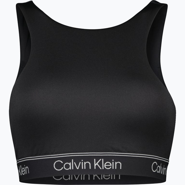 Calvin Klein Medium Impact sport-BH Svart