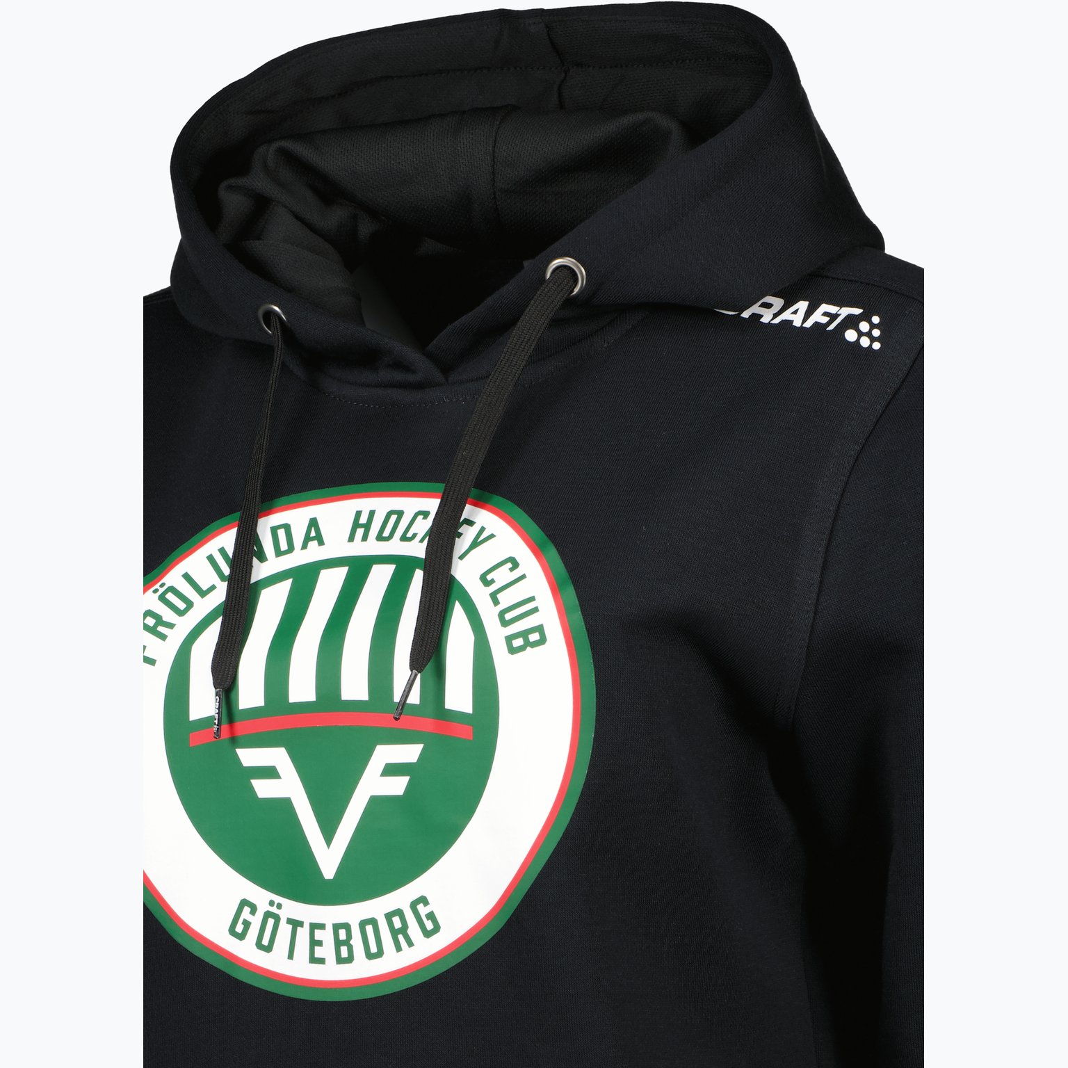 Frölunda Hockey Crest Classic W Hood Svart