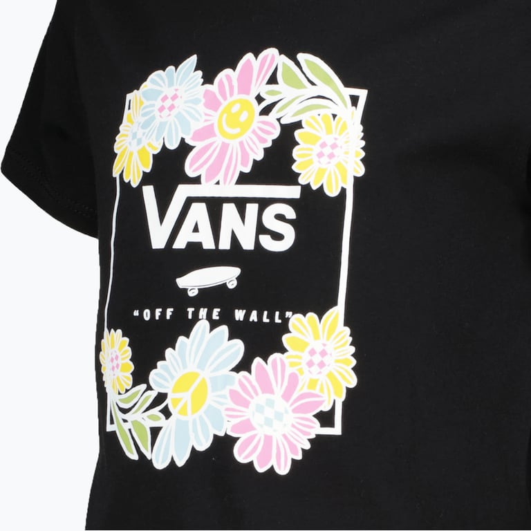 Vans Elevated Floral Crew JR t-shirt Svart