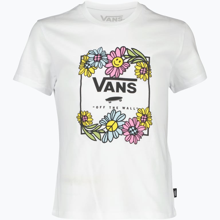 Vans Elevated Floral Crew JR t-shirt Vit