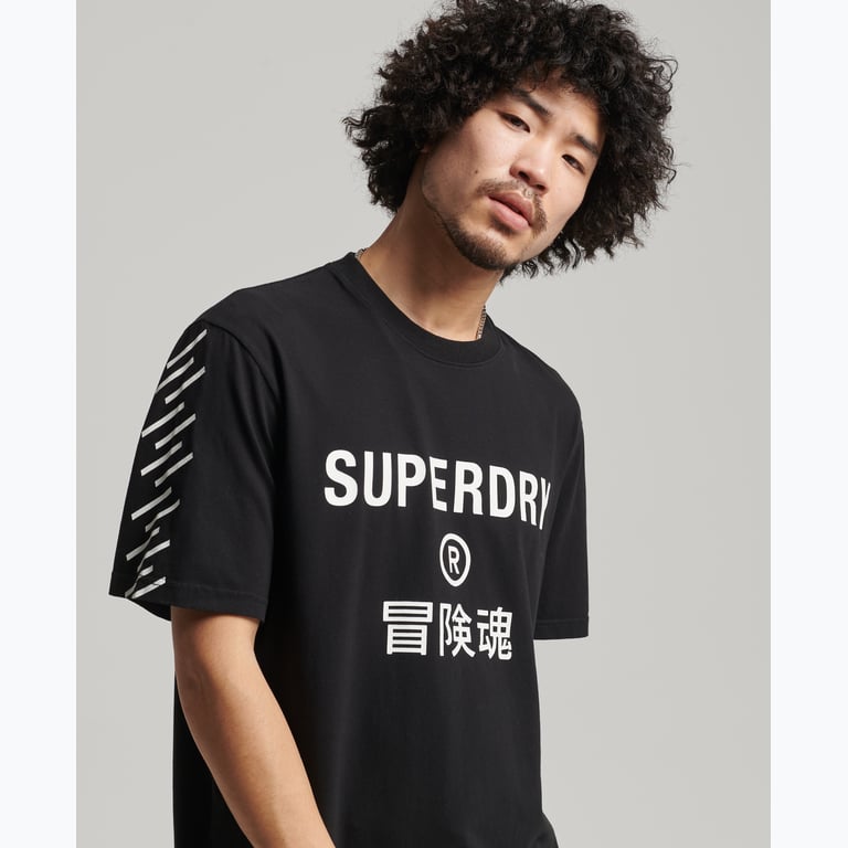 Superdry Code Core Sport t-shirt Svart