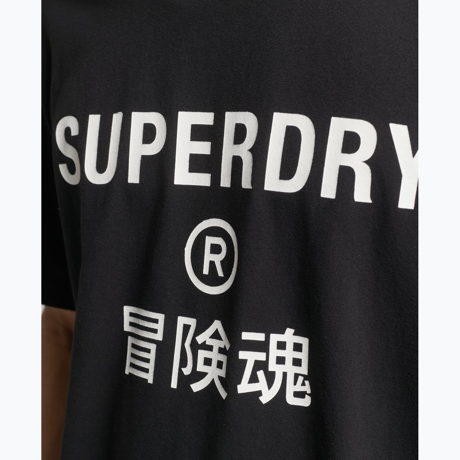 Superdry Code Core Sport t-shirt Svart