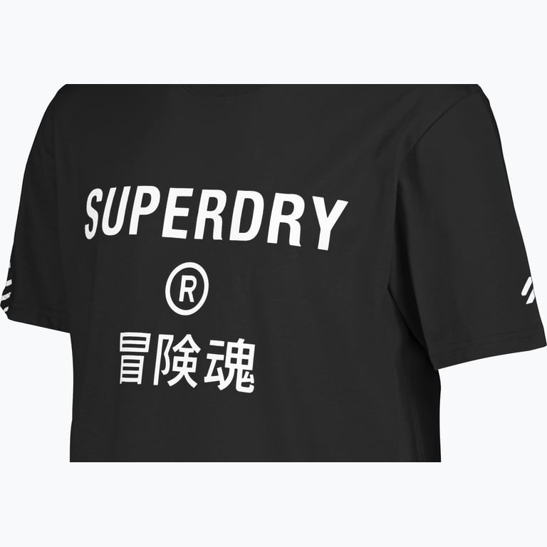 Superdry Code Core Sport t-shirt Svart