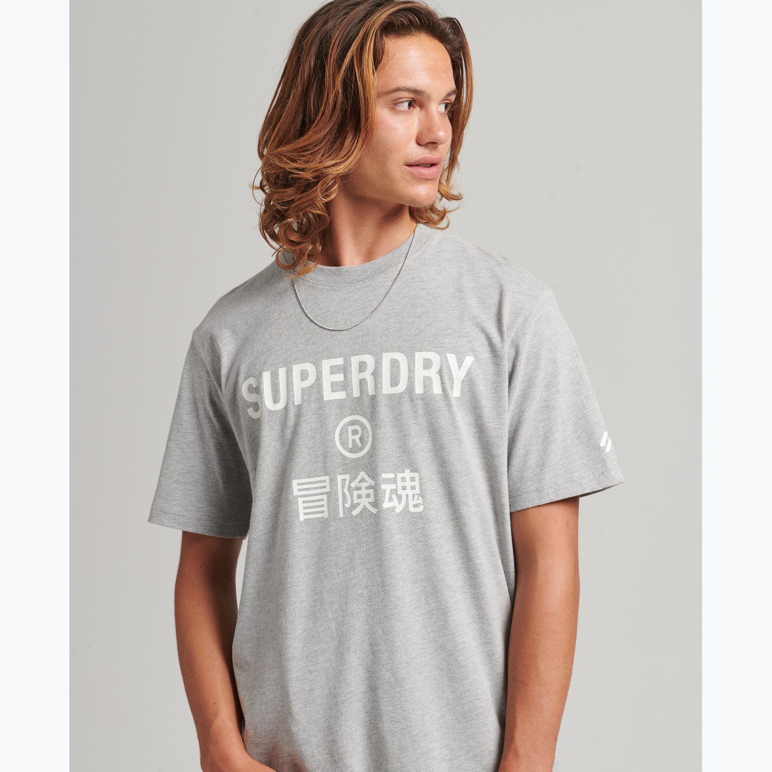 Superdry Code Core Sport t-shirt Grå