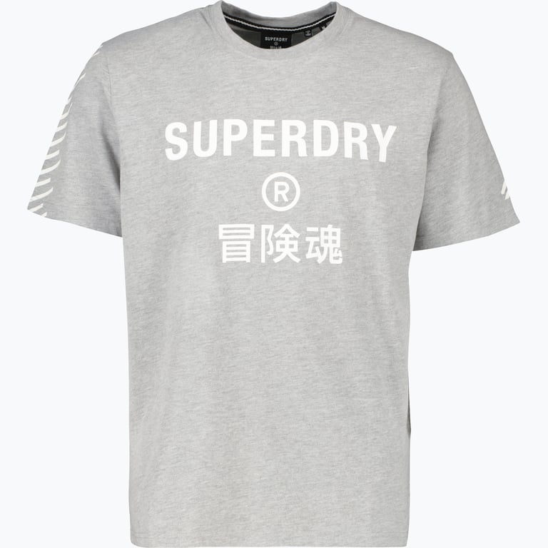 Superdry Code Core Sport t-shirt Grå