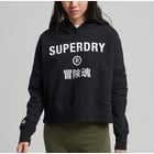 färgalternativ för Svart Superdry Code Core Crop Box huvtröja