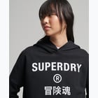 förhandsvisning ikon 5 för Superdry Code Core Crop Box huvtröja Svart