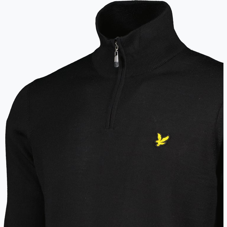 Lyle & Scott Golf Core 1/4 Zip Merino tröja Svart