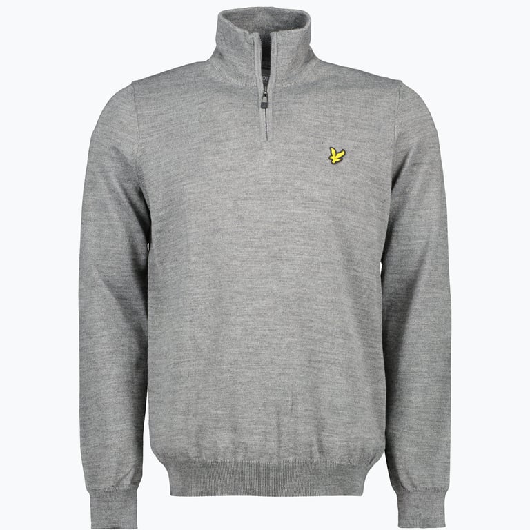 Lyle & Scott Golf Core 1/4 Zip Merino tröja Grå