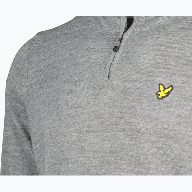 Lyle & Scott Golf Core 1/4 Zip Merino tröja Grå