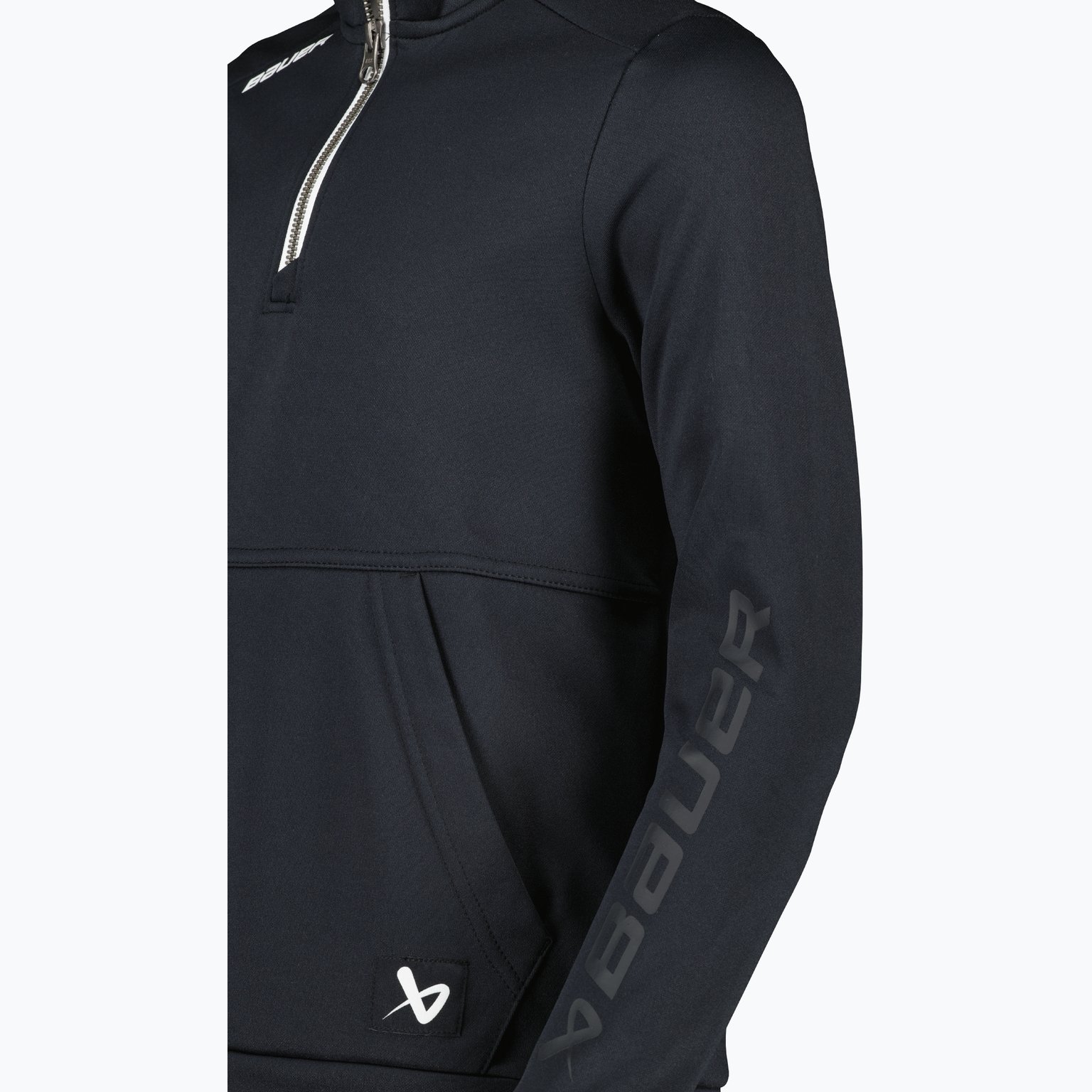 Bauer Hockey Team Fleece 1/2 Zip YTH träningströja Svart