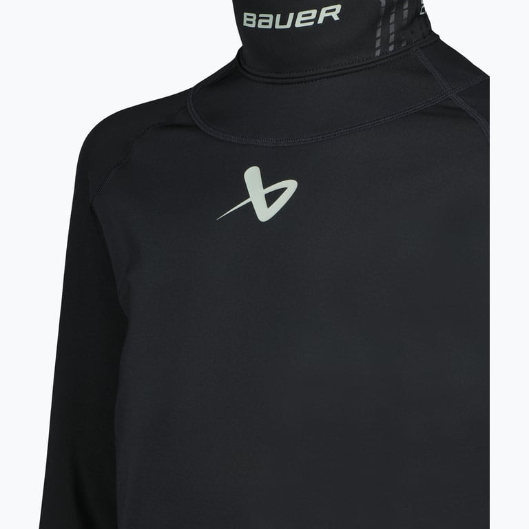 Bauer Hockey LS Neck Protect JR träningströja Svart