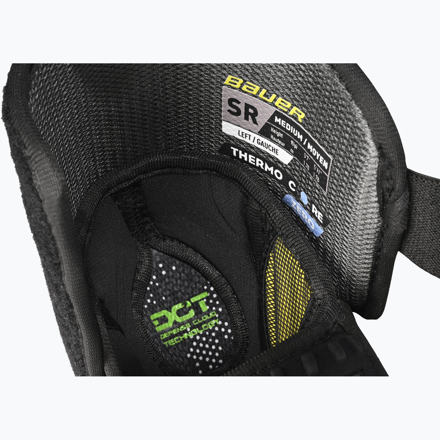 Bauer Hockey Supreme Mach SR armbågsskydd Svart