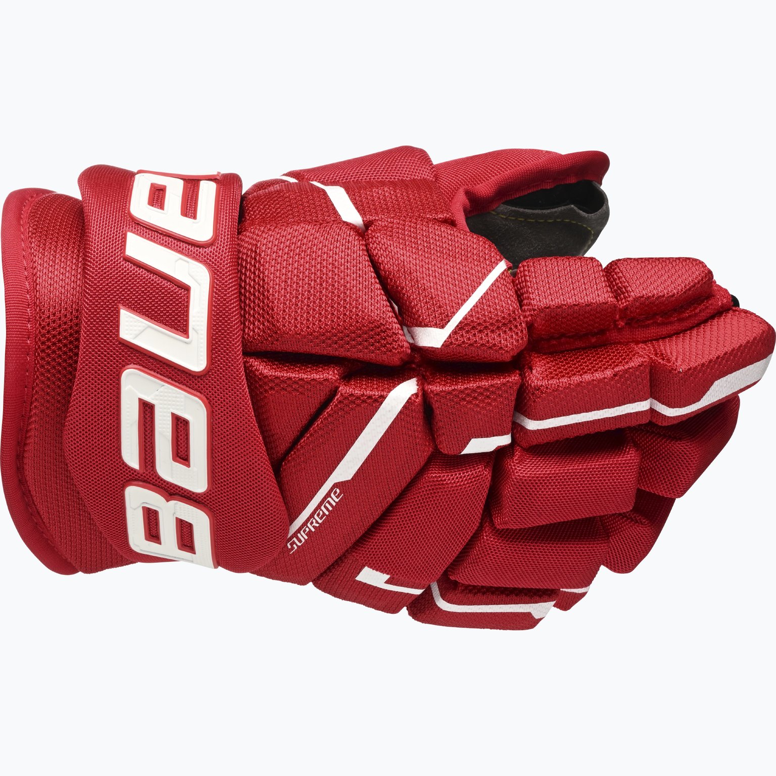 Bauer Hockey Supreme M5 Pro JR hockeyhandskar Röd