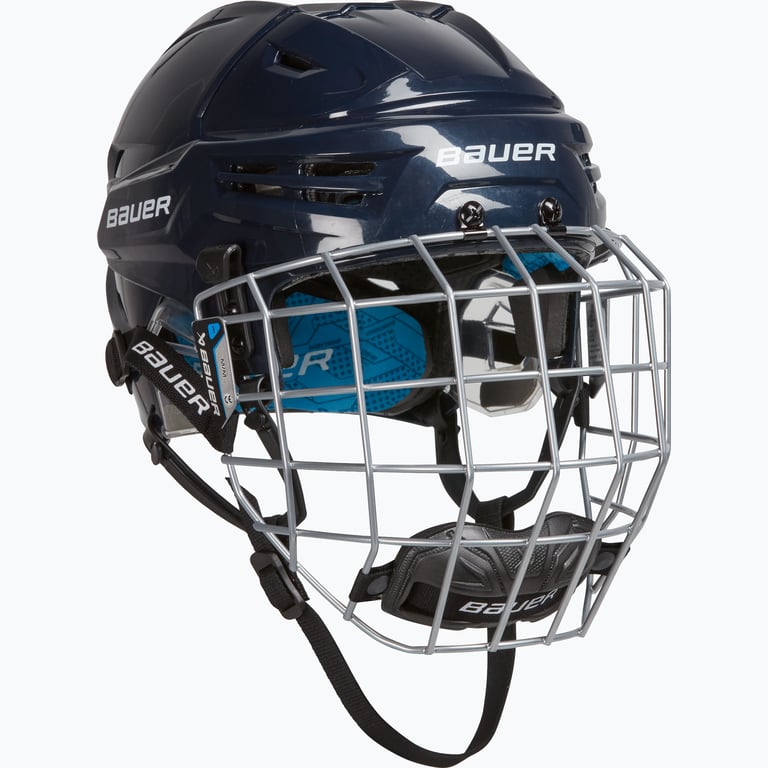 Bauer Hockey Re-Akt 65 Combo hockeyhjälm Blå