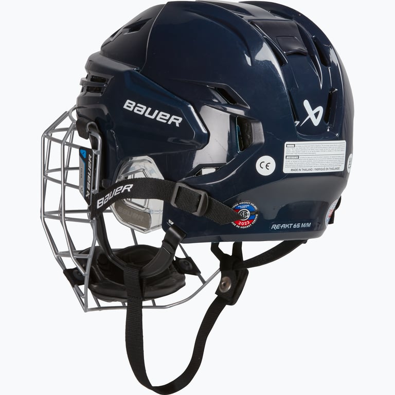 Bauer Hockey Re-Akt 65 Combo hockeyhjälm Blå