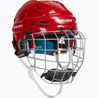 färgalternativ för Röd Bauer Hockey Re-Akt 65 Combo hockeyhjälm