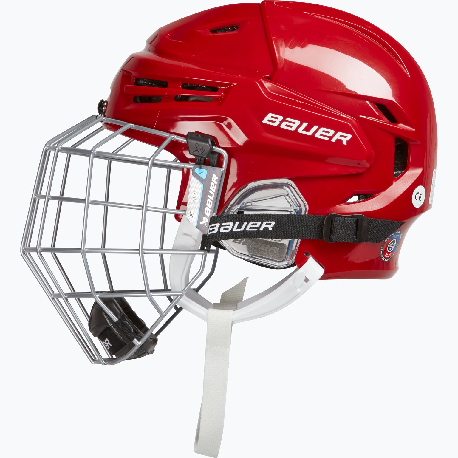 Bauer Hockey Re-Akt 65 Combo hockeyhjälm Röd