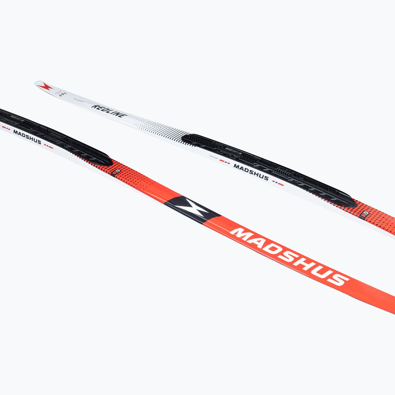 Madshus Redline Classic JR längdskidor Röd