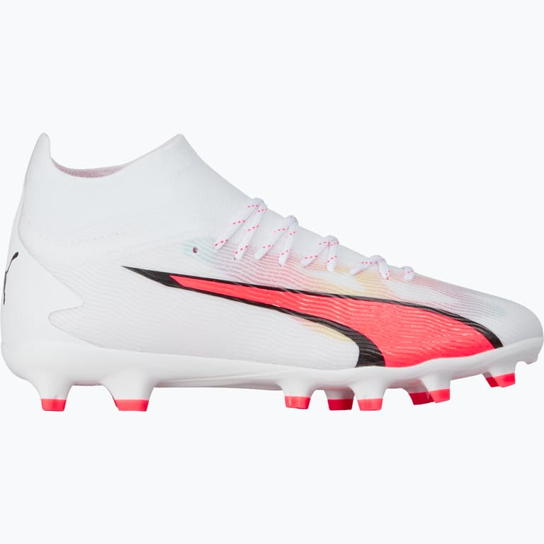 Puma Ultra Pro FG/AG JR fotbollsskor Vit