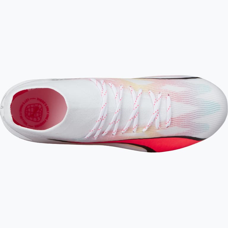 Puma Ultra Pro FG/AG JR fotbollsskor Vit