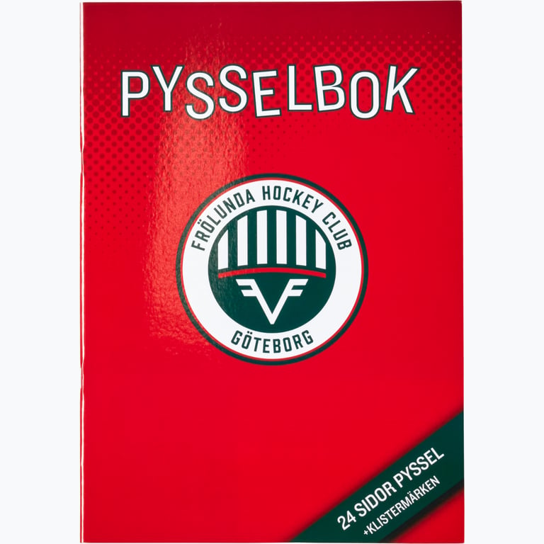 Frölunda Hockey Pysselbok Röd