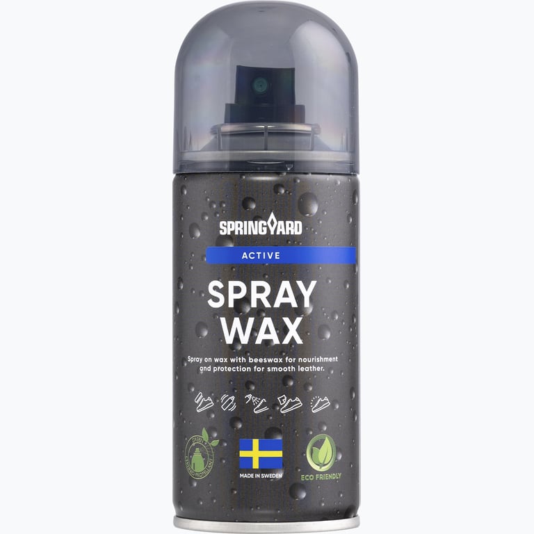 Springyard Spray Wax skovax Svart