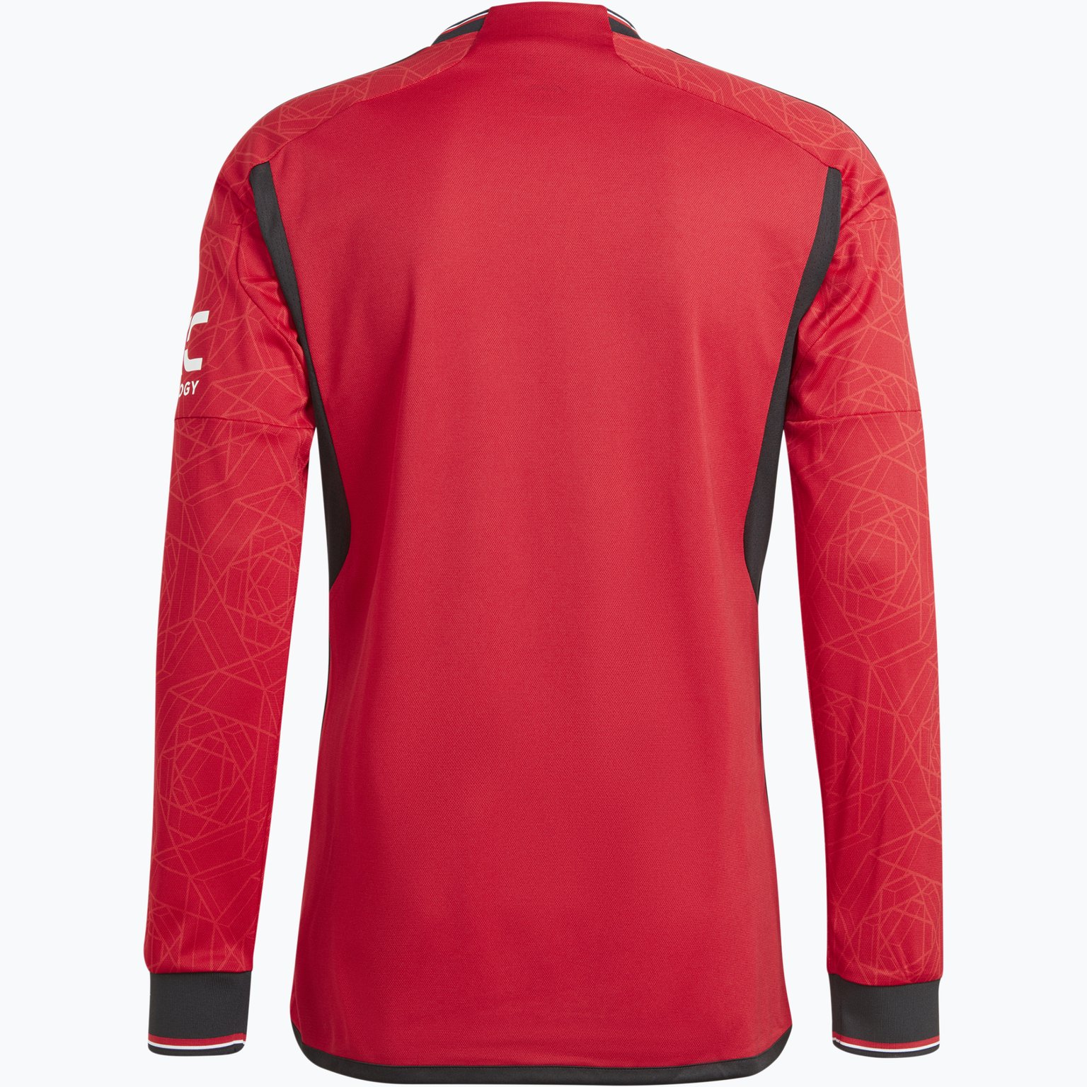 adidas Manchester United 23/24 Home LS M matchtröja Röd