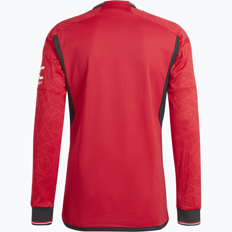 adidas Manchester United 23/24 Home LS M matchtröja Röd