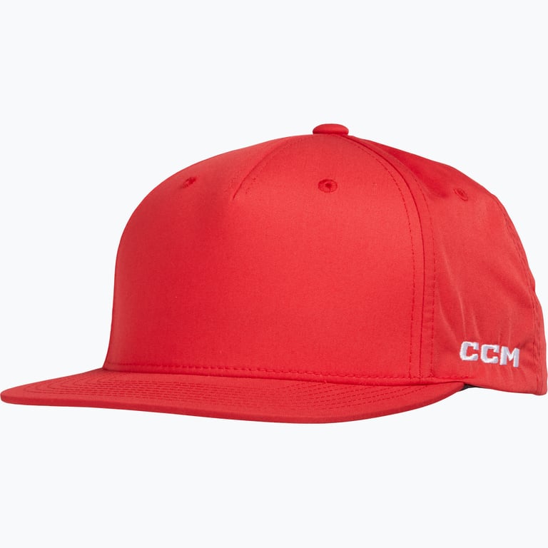 CCM Hockey Team Flatbrim Snapback keps Röd