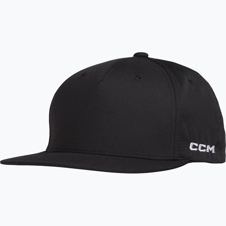 CCM Hockey Team Flatbrim Snapback keps Svart