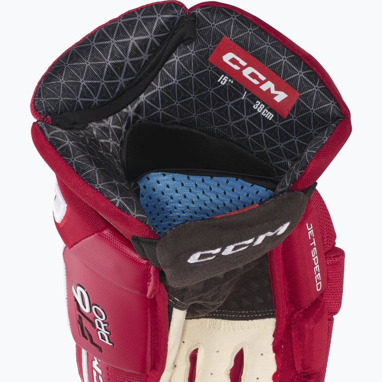 CCM Hockey Jetspeed FT6 Pro SR hockeyhandskar Röd