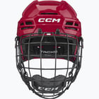 förhandsvisning ikon 3 för CCM Hockey Tacks 720 Combo hockeyhjälm Röd