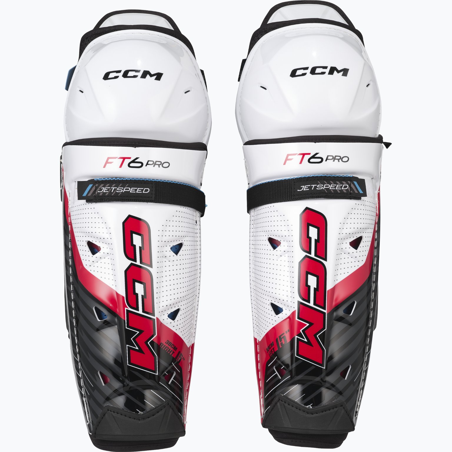 CCM Hockey Jetspeed FT6 Pro SR benskydd Vit