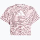färgalternativ för Rosa adidas Aeroready Print JR träningst-shirt 