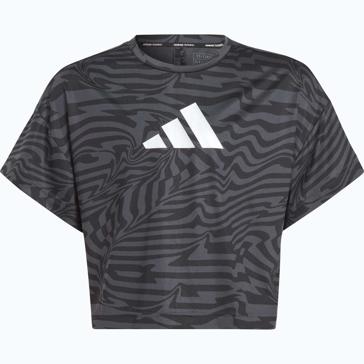 adidas Aeroready Print JR träningst-shirt  Svart