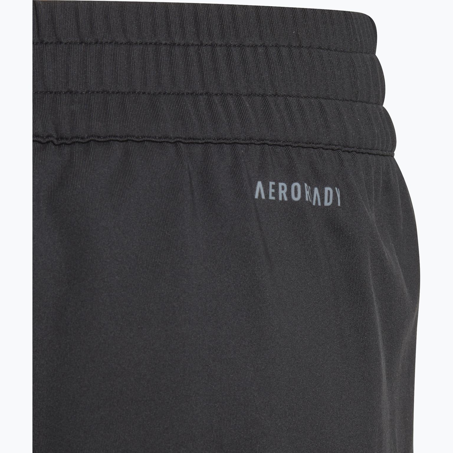 adidas Aeroready 3-Stripes Knit JR träningsshorts Svart