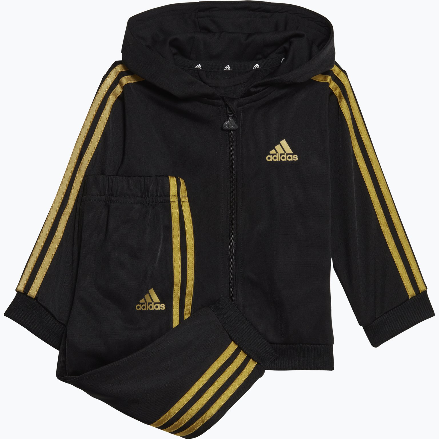 adidas Essentials Shiny Hood MR träningsoverall Svart