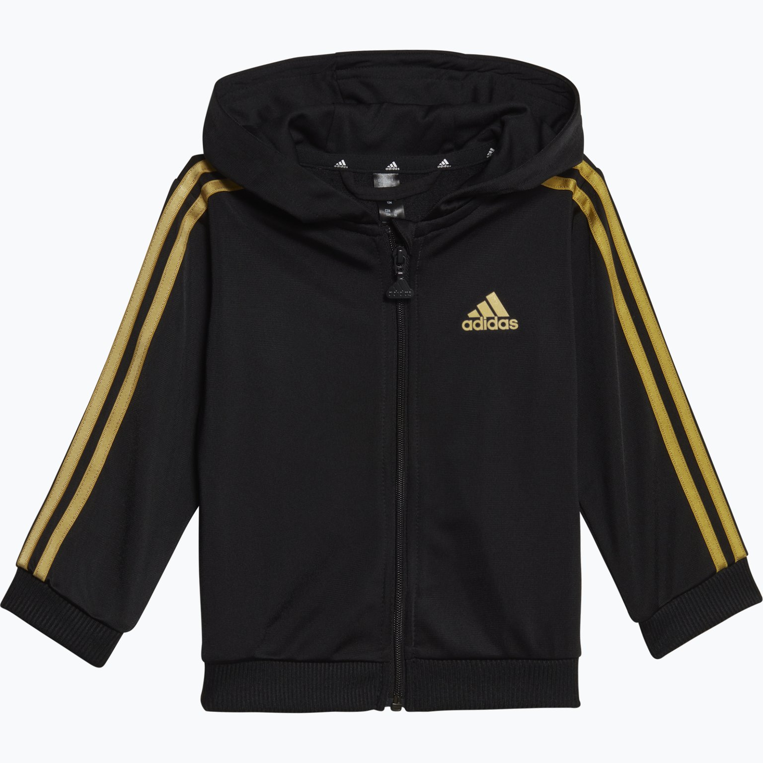 adidas Essentials Shiny Hood MR träningsoverall Svart