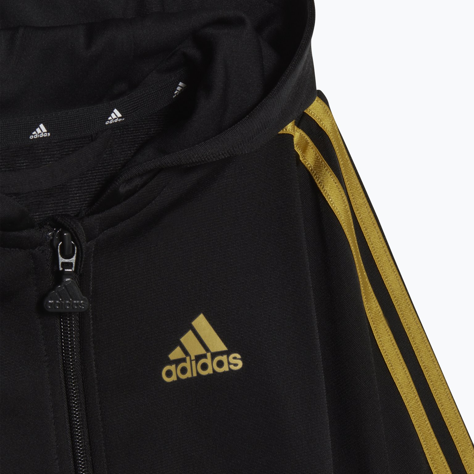 adidas Essentials Shiny Hood MR träningsoverall Svart