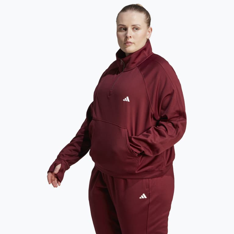 adidas Aeroready Game and Go Plus Size W träningströja Röd